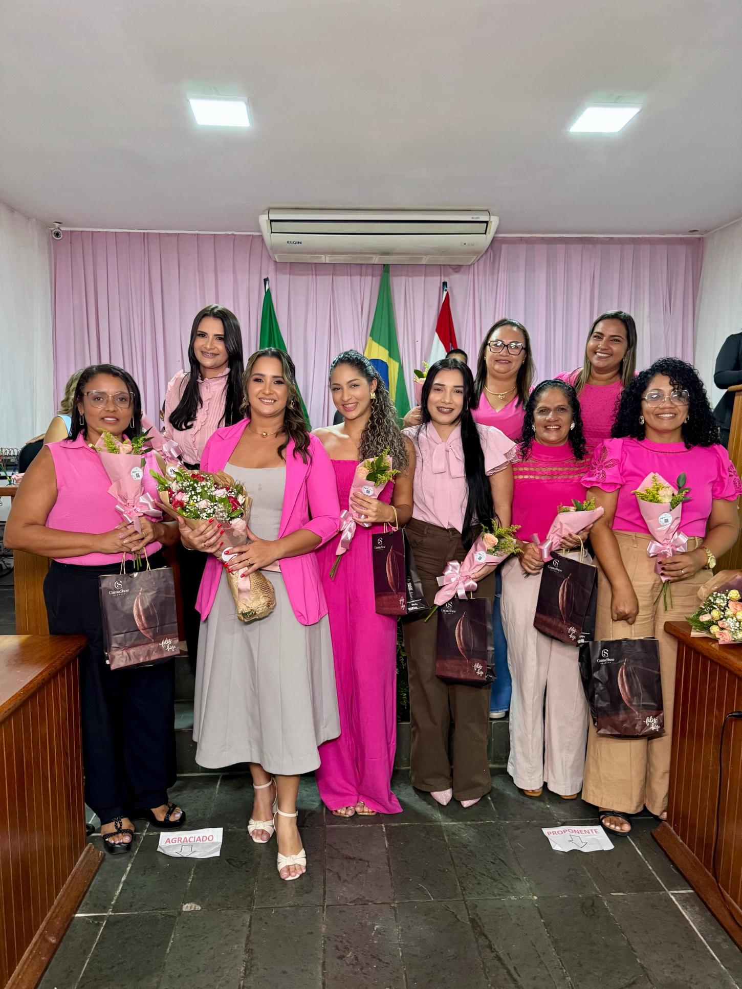 VEREADORA E PRESIDENTE DAYA SOBRINHO HOMENAGEIA MULHERES DA CÂMARA MUNICIPAL E PARABENIZA HOMENAGEADAS EM SESSÃO SOLENE
