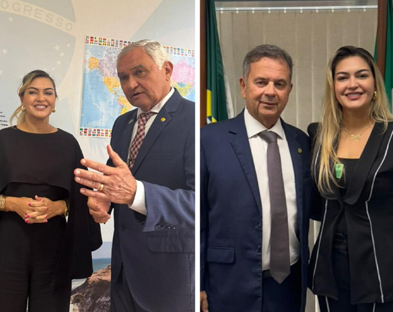 Em Brasília, a prefeita Jussara Sales participa de mobilização nacional em defesa dos municípios e anuncia importantes conquistas para Extremoz