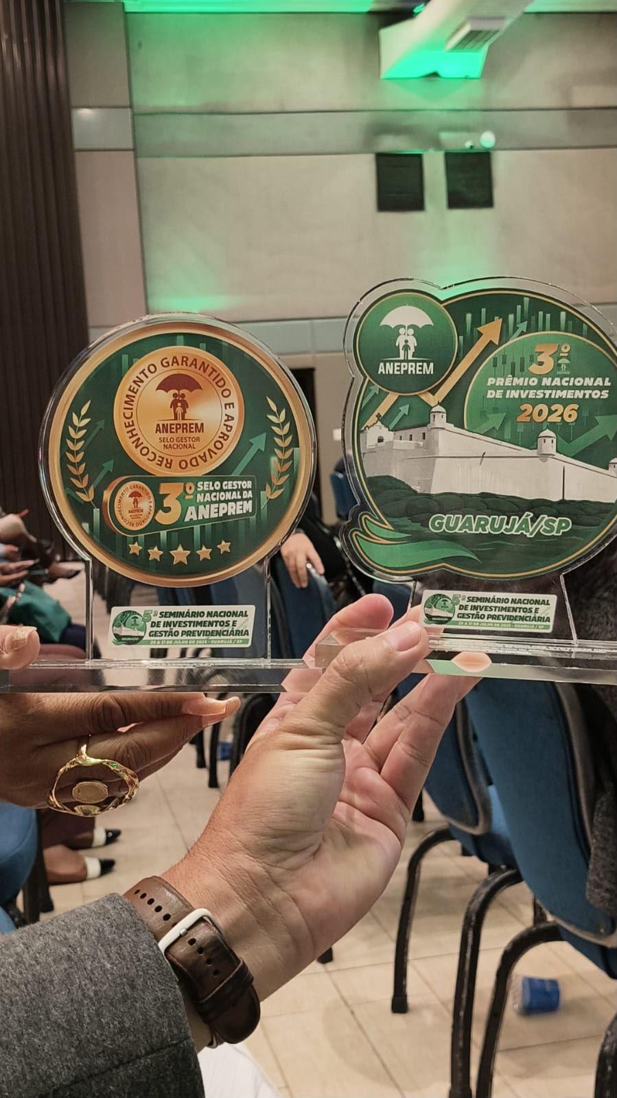 🏆 EXTREMOZPREV CONQUISTA DOIS IMPORTANTES PRÊMIOS EM RECONHECIMENTO À EXCELÊNCIA NA GESTÃO PREVIDENCIÁRIA