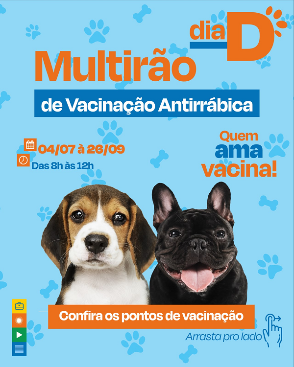 Prefeitura de Extremoz divulga cronograma da Campanha de Vacinação Antirrábica 2026