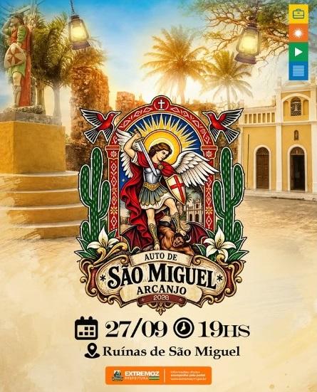 Fé, história e emoção: “Auto de São Miguel Arcanjo” promete emocionar Extremoz neste domingo (27)