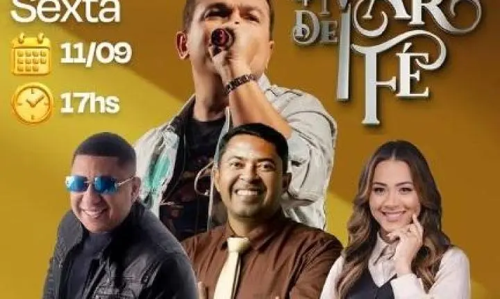 Davi Sacer é a grande atração desta sexta-feira (11) no Mar de Fé 2026 em Extremoz